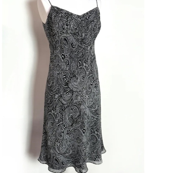 Ann Taylor Factory Dresses & Skirts - Ann Taylor Y2K Paisley Silk Strappy Slip Dress Size 16